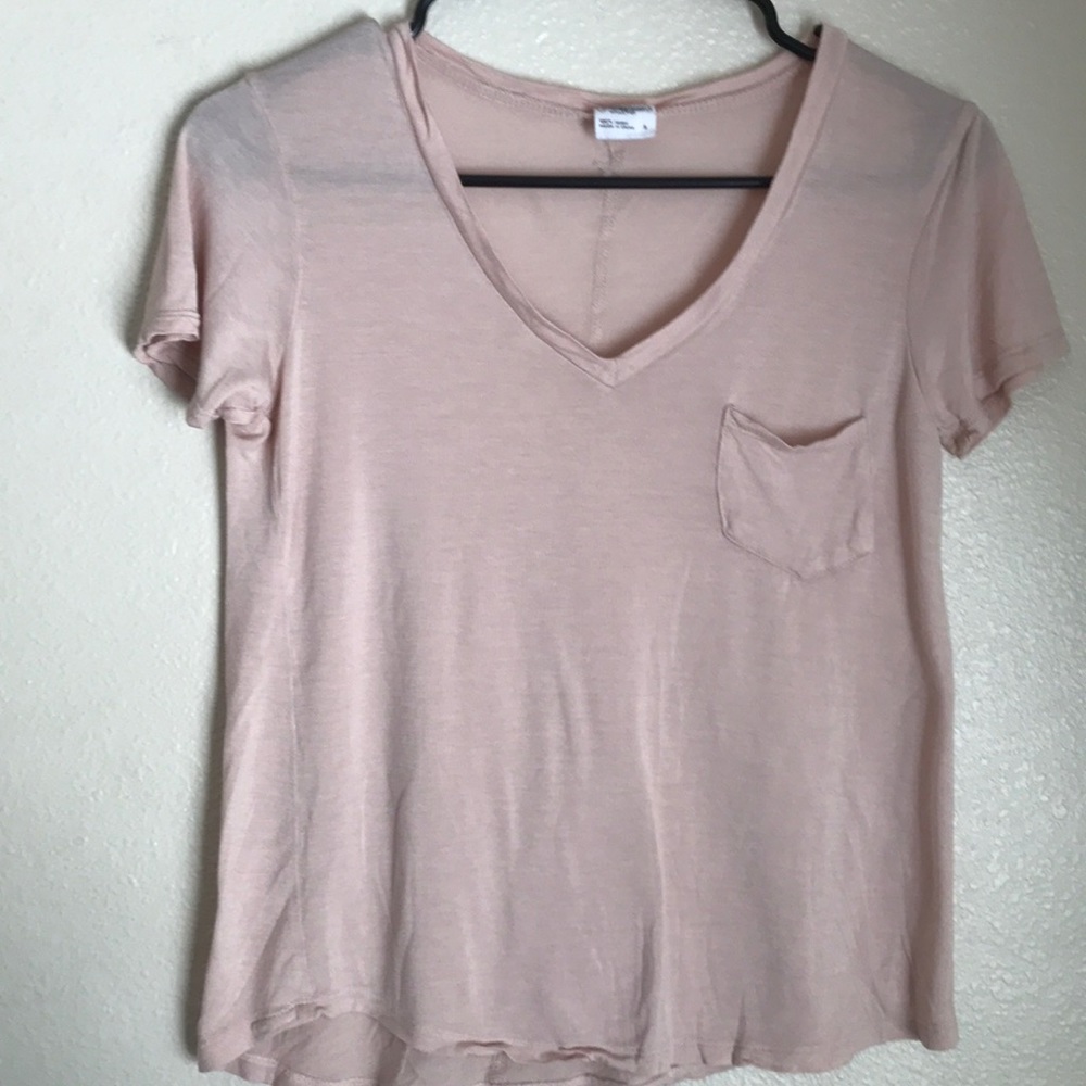 Basic light pink top